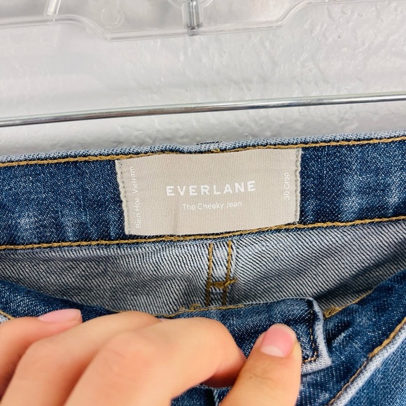 EVERLANE The Cheeky Jean Medium Wash High Waist Denim Jeans 30 - Picture 5 of 6